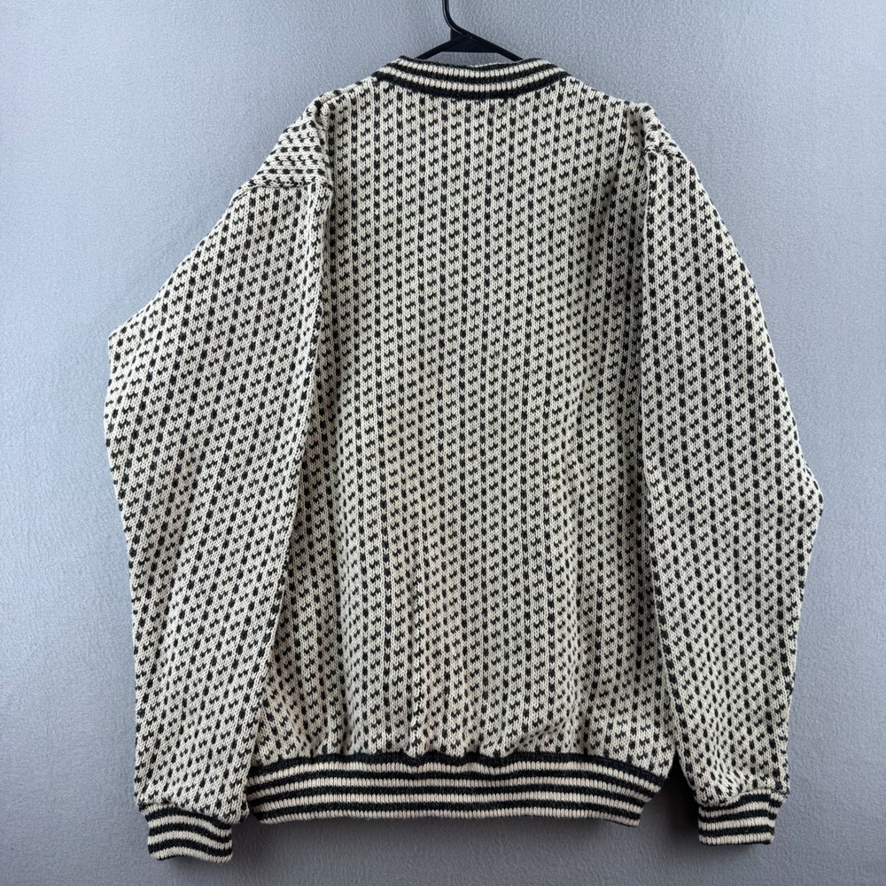 Vintage LL Bean Sweater Mens XLT Birdseye Wool Rayon Crewneck Fisherman Norway - Picture 7 of 12